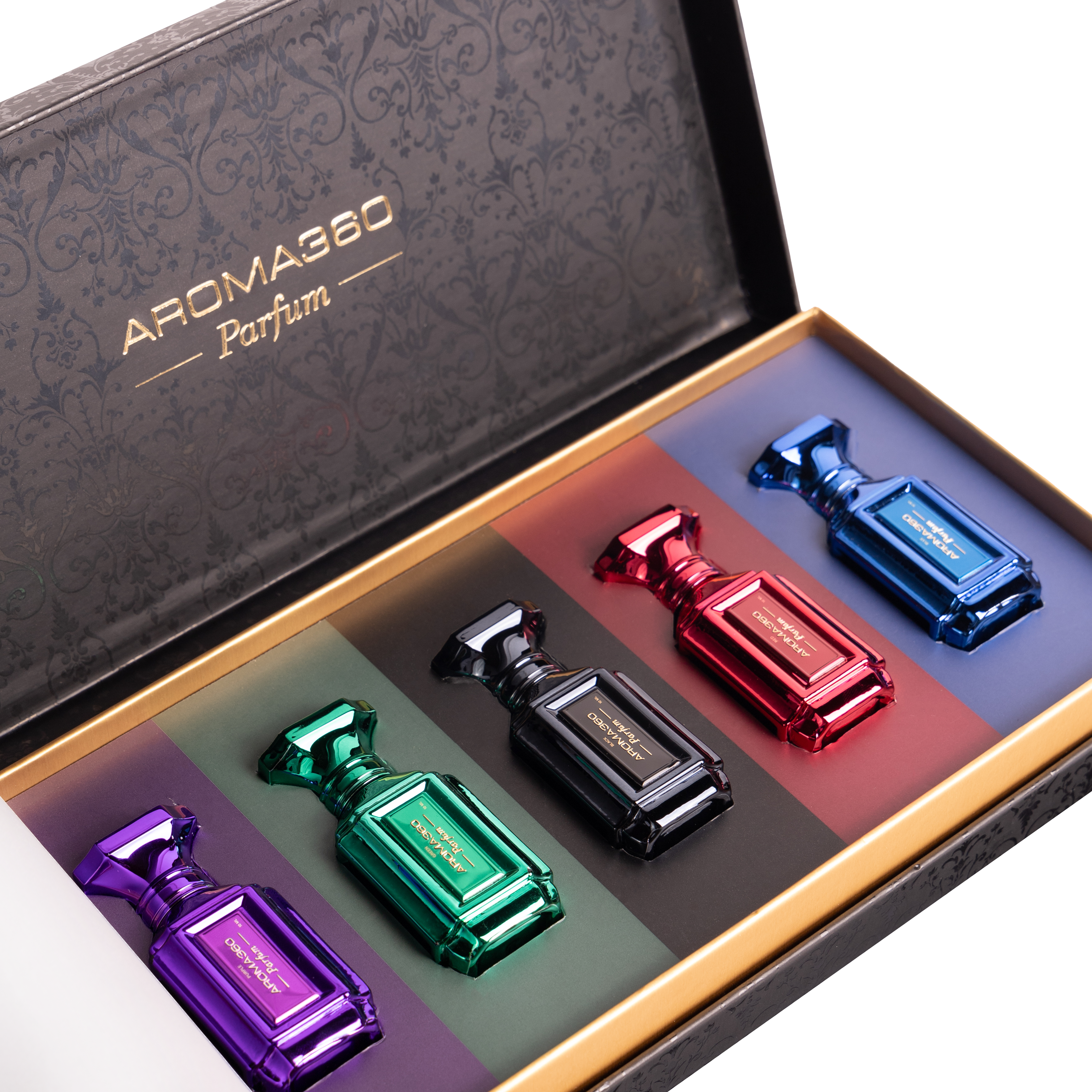 Aroma360 Parfum Mini Coffret Travel & Gift Set Size 5 x 10ml Coffret